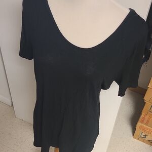 Old Navy Classic Black Short Sleeve Top